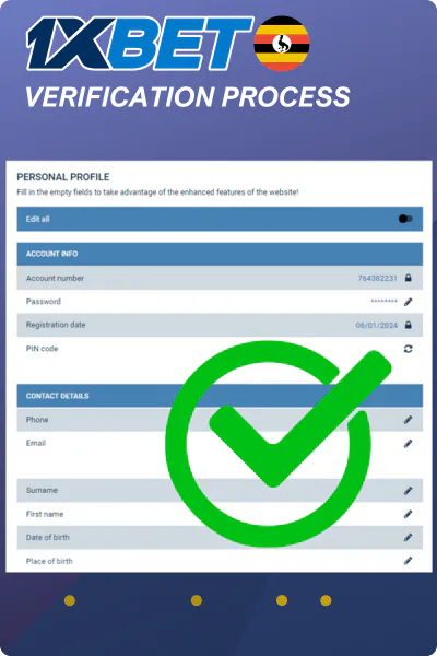 1xBet verification