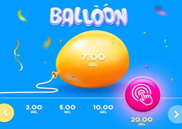 Balloon arcade slot